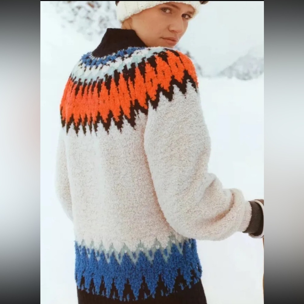 Pilcro Selene Fleece Tunic Sweater - Picture 2 of 11